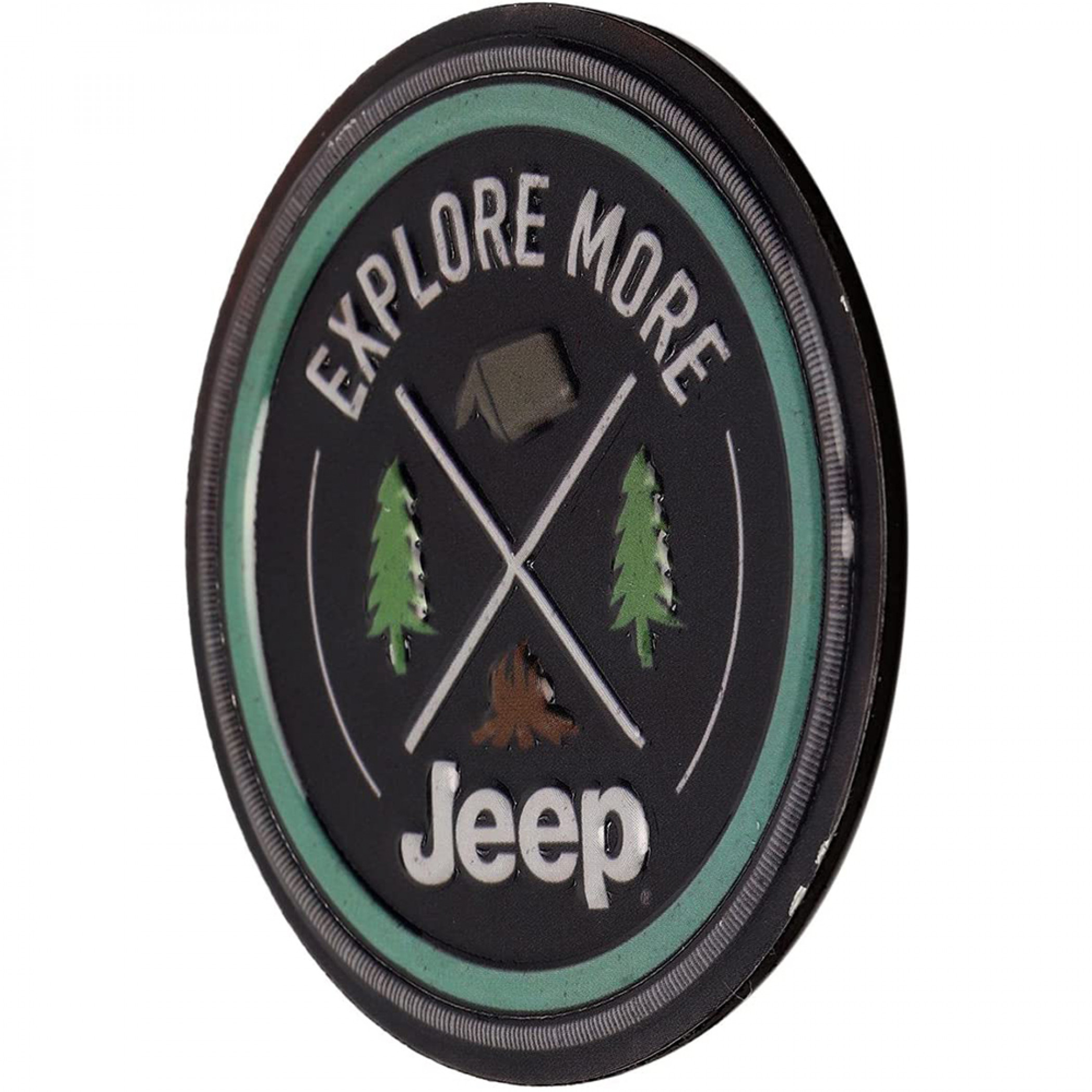 Jeep Explore More Embossed Tin Magnet
